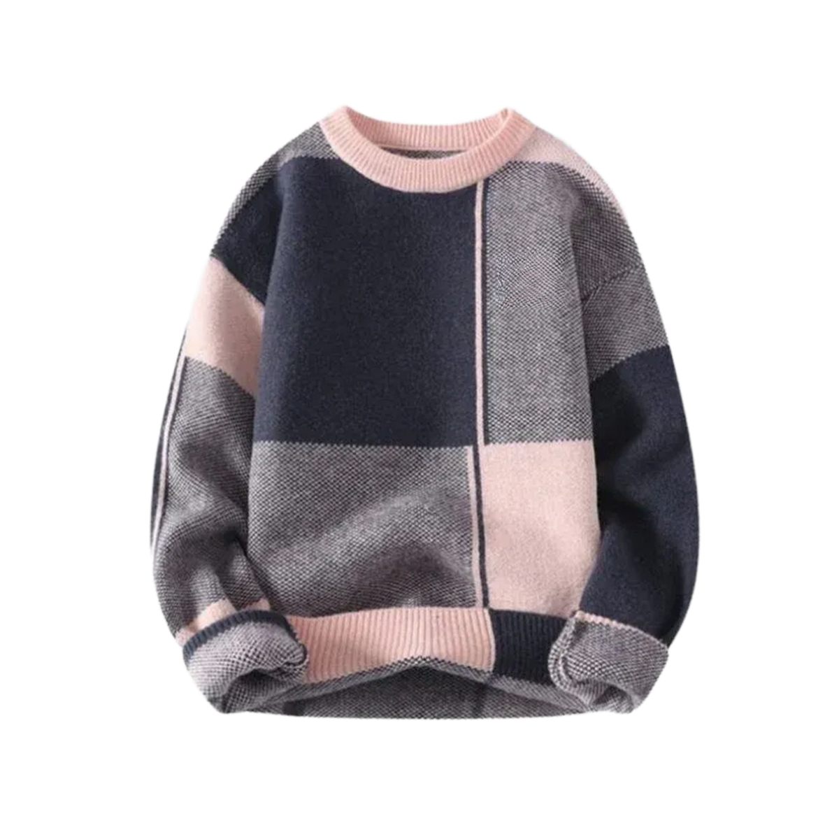 MAGLIONE PREMIUM RETRO BLOCKS