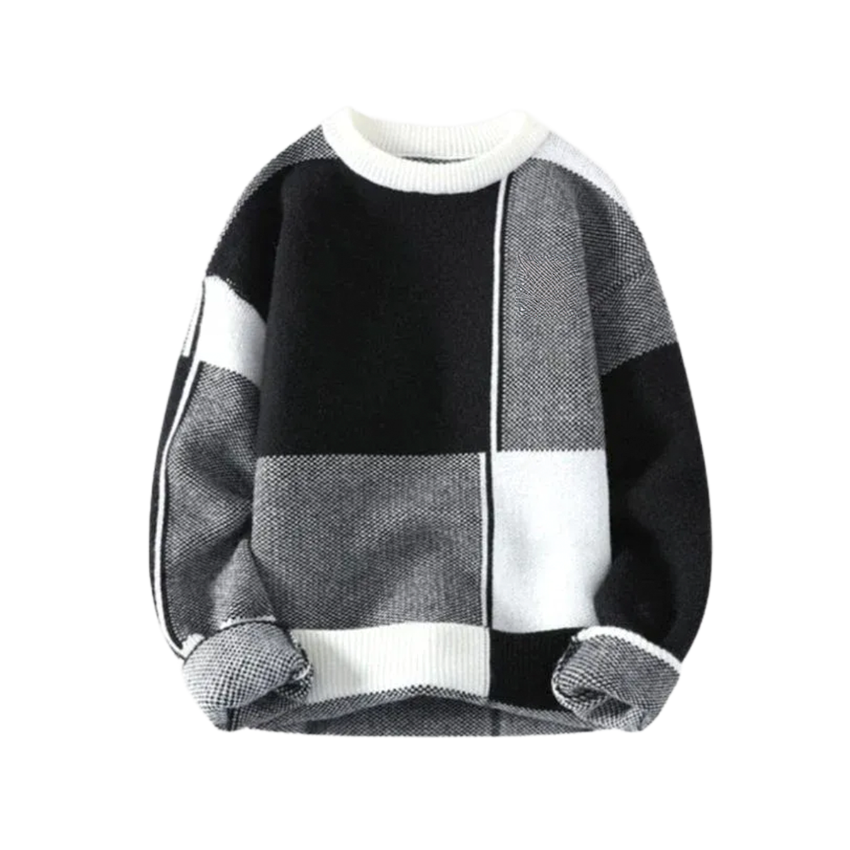 MAGLIONE PREMIUM RETRO BLOCKS 