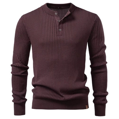 Maglione a coste nobile 
