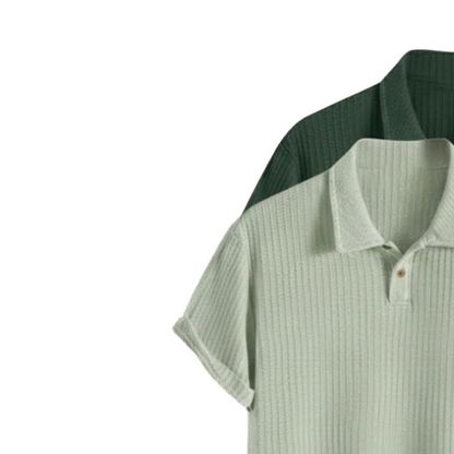 Polo in maglia strutturata Luxe (acquista 1 e ricevi 2) 